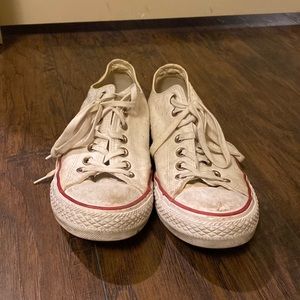 low top white converse